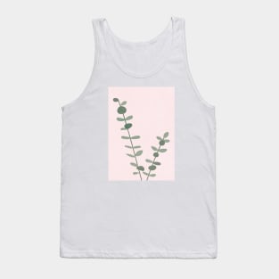 Modern Eucalyptus Art Print Tank Top